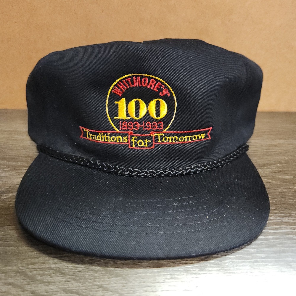 Vintage Cobra‎ Caps Whitmore's 100th Anniversary Snapback Hat Black Green